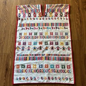 Mumartisans Traditional Cotton Handmade Huipil, One Size